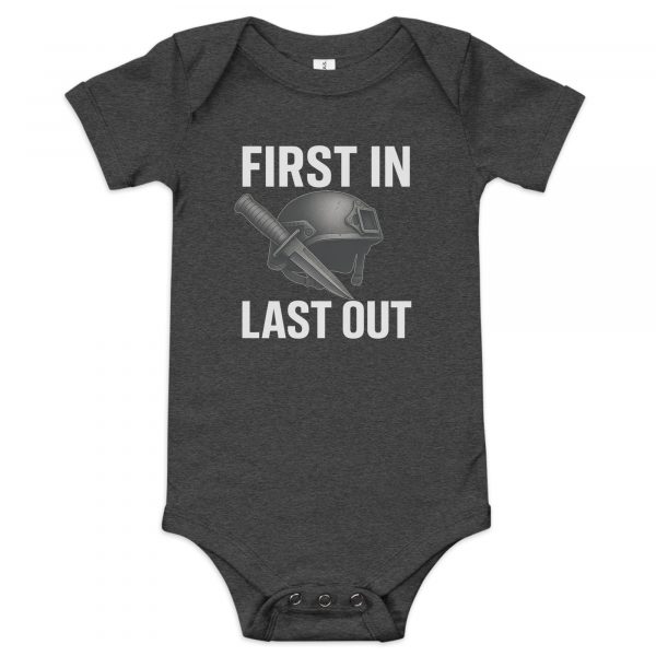 First In Last Out Baby One Piece | Premium | 3-24M