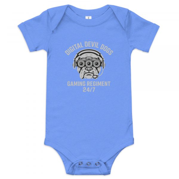 Digital Devil Dogs Baby One Piece | Premium | 3-24M