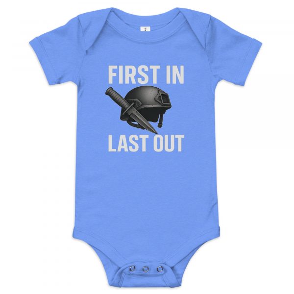 First In Last Out Baby One Piece | Premium | 3-24M