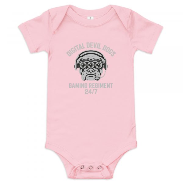 Digital Devil Dogs Baby One Piece | Premium | 3-24M