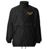 basic-unisex-windbreaker-black-front-68b694aec3a69.jpg Old Gold Embroidered Logo Windbreaker | Select | S-XL