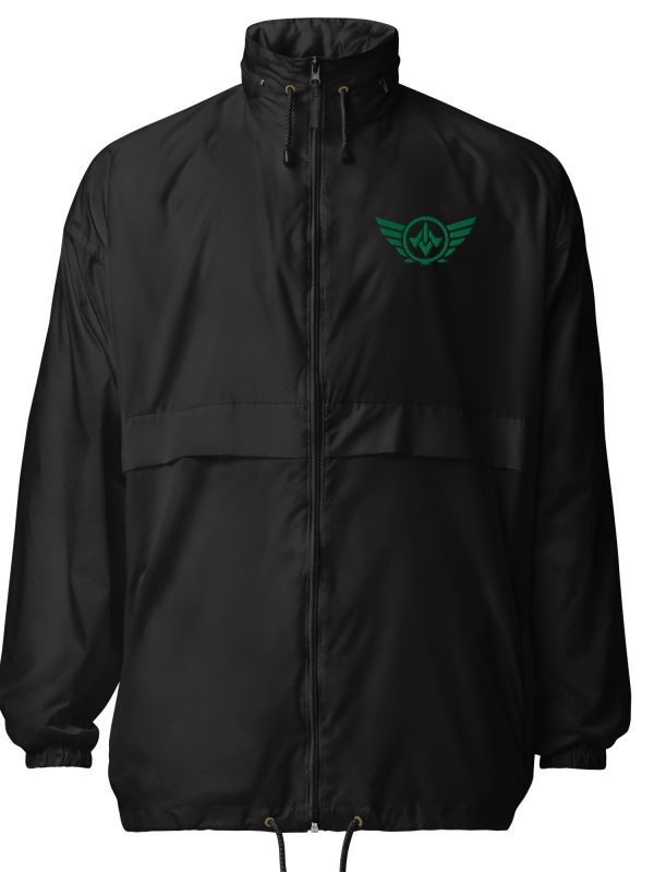 Kelly Green Embroidered Logo Windbreaker | Select | S-XL