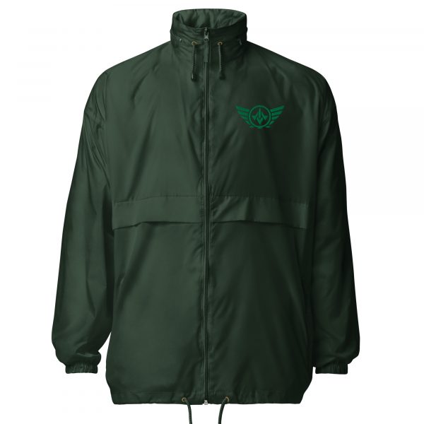 Kelly Green Embroidered Logo Windbreaker | Select | S-XL