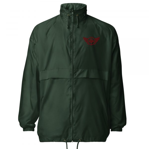 basic-unisex-windbreaker-forest-green-front-68c1a4227a7a7.jpg Maroon Embroidered Logo Windbreaker | Select | 2X