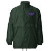 basic-unisex-windbreaker-forest-green-front-68c1a451bc2fb.jpg Purple Embroidered Logo Windbreaker | Select | 2X