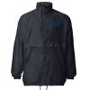 basic-unisex-windbreaker-navy-front-68b696a2b7775.jpg Royal Embroidered Logo Windbreaker | Select | S-XL