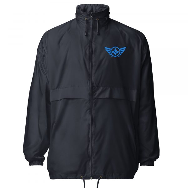 basic-unisex-windbreaker-navy-front-68c1a4d6bcf7a.jpg Aqua Embroidered Logo Windbreaker | Select | 2X