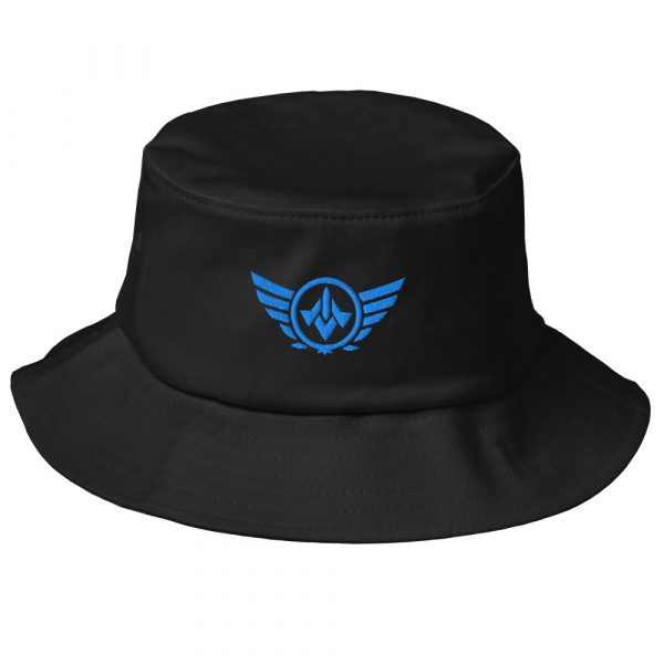 bucket-hat-black-front-68bb293b5d48c.jpg Aqua Embroidered Logo Bucket Hat | Premium