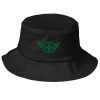 Kelly Green Embroidered Logo Bucket Hat | Premium