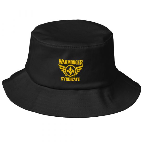 Gold Embroidered Brand Logo Bucket Hat | Premium
