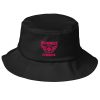 Flamingo Embroidered Brand Logo Bucket Hat | Premium