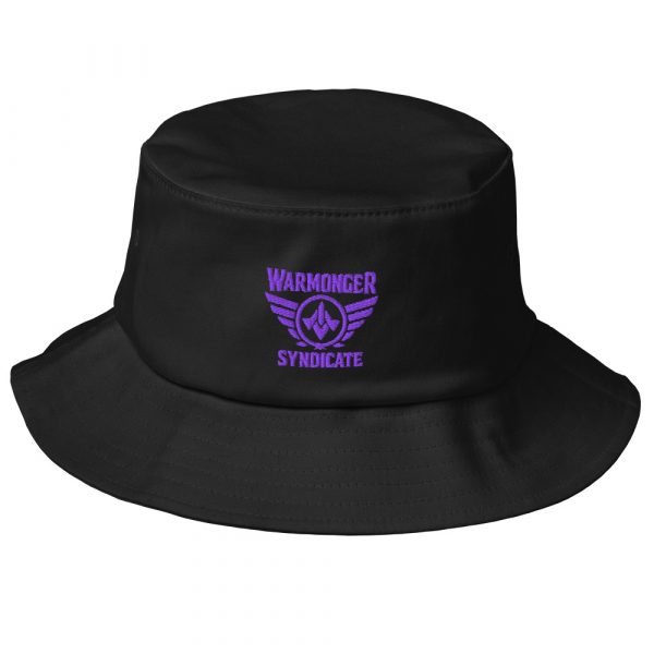 Purple Embroidered Brand Logo Bucket Hat | Premium