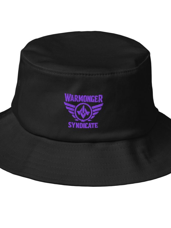 bucket-hat-black-front-68bb31e6ef8c9.jpg Purple Embroidered Brand Logo Bucket Hat | Premium