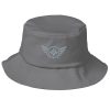 Grey Embroidered Logo Bucket Hat | Premium