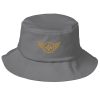 Old Gold Embroidered Logo Bucket Hat | Premium