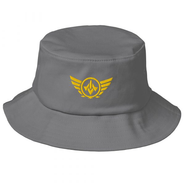 Gold Embroidered Logo Bucket Hat | Premium