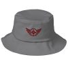 Maroon Embroidered Logo Bucket Hat | Premium