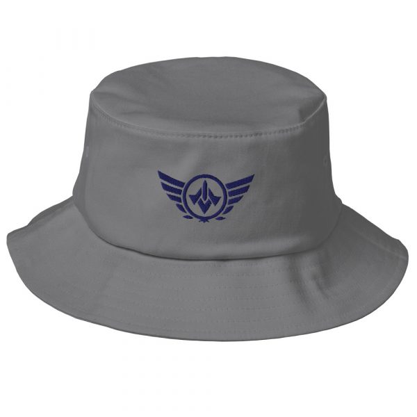 Navy Embroidered Logo Bucket Hat | Premium