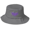 Purple Embroidered Logo Bucket Hat | Premium