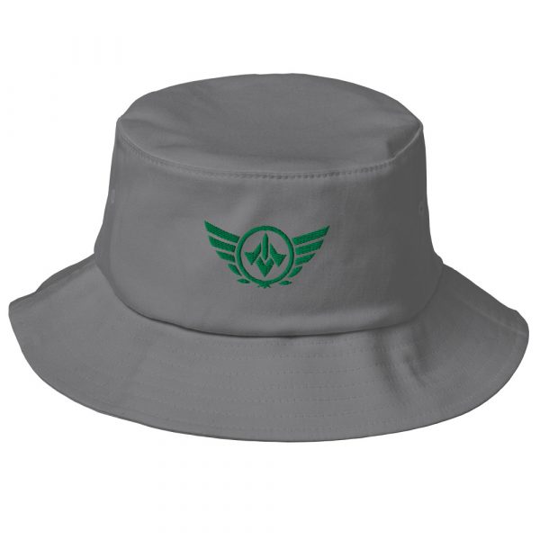 Kelly Green Embroidered Logo Bucket Hat | Premium
