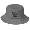 Black Embroidered Brand Logo Bucket Hat | Premium