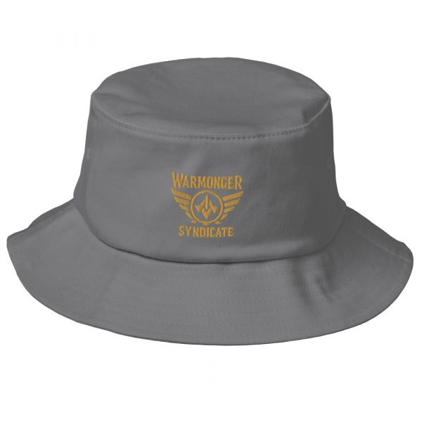 Old Gold Embroidered Brand Logo Bucket Hat | Premium