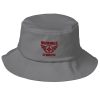 Maroon Embroidered Brand Logo Bucket Hat | Premium