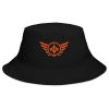Orange Embroidered Logo Bucket Hat | Classic