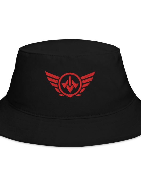 Red Embroidered Logo Bucket Hat | Classic
