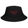 Maroon Embroidered Logo Bucket Hat | Classic