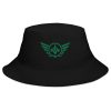 Kelly Green Embroidered Logo Bucket Hat | Classic