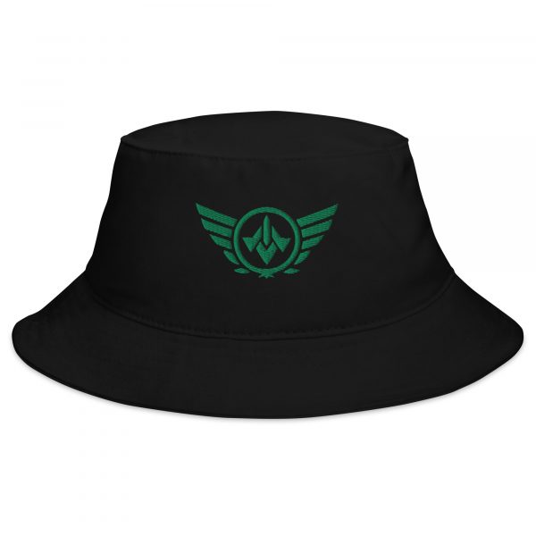Kelly Green Embroidered Logo Bucket Hat | Classic