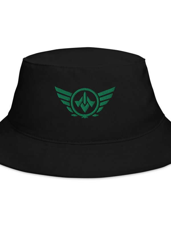 Kelly Green Embroidered Logo Bucket Hat | Classic