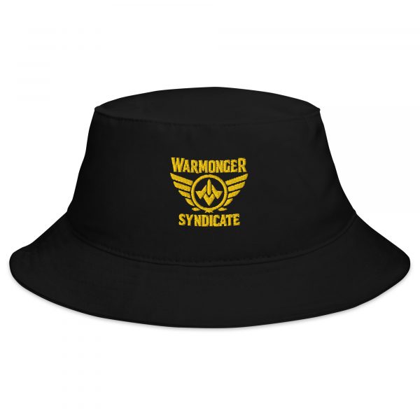 Gold Embroidered Brand Logo Bucket Hat | Classic