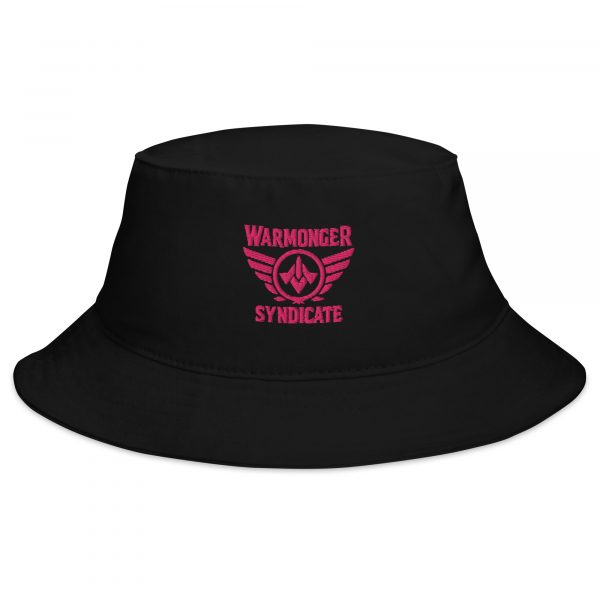 Flamingo Embroidered Brand Logo Bucket Hat | Classic