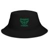 Kelly Green Embroidered Brand Logo Bucket Hat | Classic