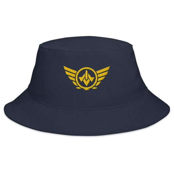 Gold Embroidered Logo Bucket Hat | Classic