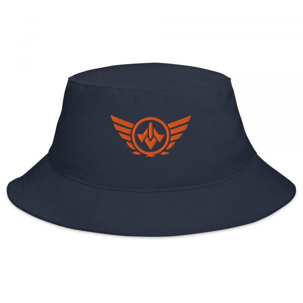 Orange Embroidered Logo Bucket Hat | Classic