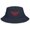 Red Embroidered Logo Bucket Hat | Classic