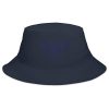 bucket-hat-i-big-accessories-bx003-navy-front-68bb06d9ab631.jpg Navy Embroidered Logo Bucket Hat | Classic
