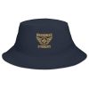 Old Gold Embroidered Brand Logo Bucket Hat | Classic