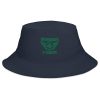 Kelly Green Embroidered Brand Logo Bucket Hat | Classic