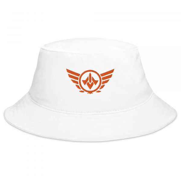 Orange Embroidered Logo Bucket Hat | Classic