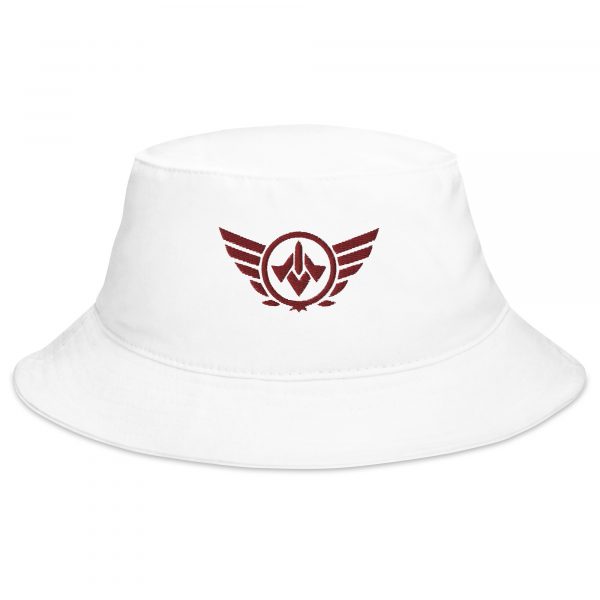 Maroon Embroidered Logo Bucket Hat | Classic