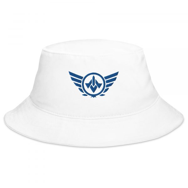 bucket-hat-i-big-accessories-bx003-white-front-68bb13091e632.jpg Royal Embroidered Logo Bucket Hat | Classic