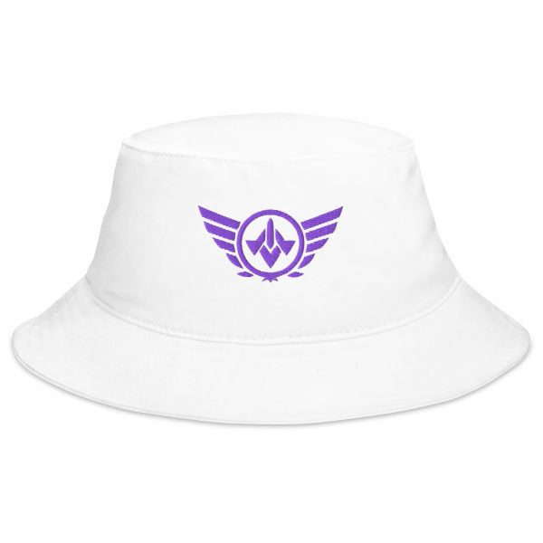 Purple Embroidered Logo Bucket Hat | Classic