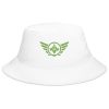 bucket-hat-i-big-accessories-bx003-white-front-68bb140e012e4.jpg Kiwi Green Embroidered Logo Bucket Hat | Classic