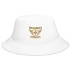 Old Gold Embroidered Brand Logo Bucket Hat | Classic