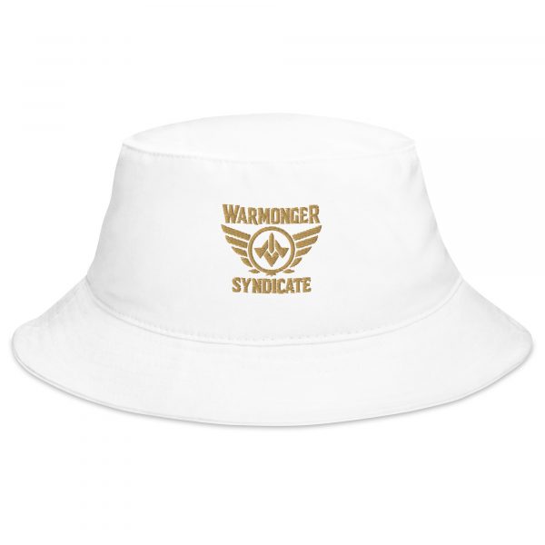 Old Gold Embroidered Brand Logo Bucket Hat | Classic