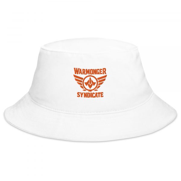 Orange Embroidered Brand Logo Bucket Hat | Classic